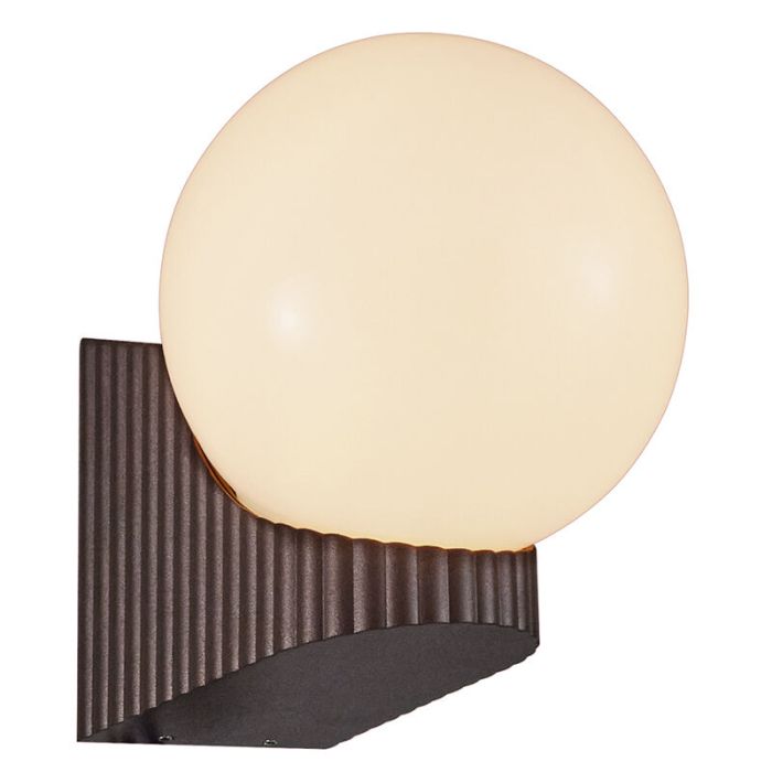 Luminaire extérieur rétro marron, Hayley, IP44