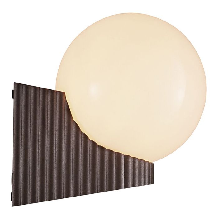 Luminaire extérieur rétro marron, Hayley, IP44