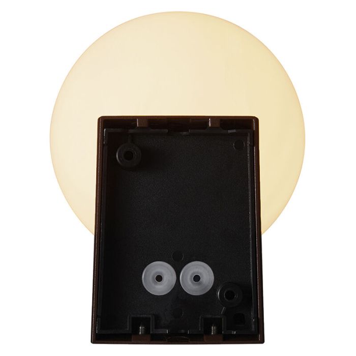 Luminaire extérieur rétro marron, Hayley, IP44