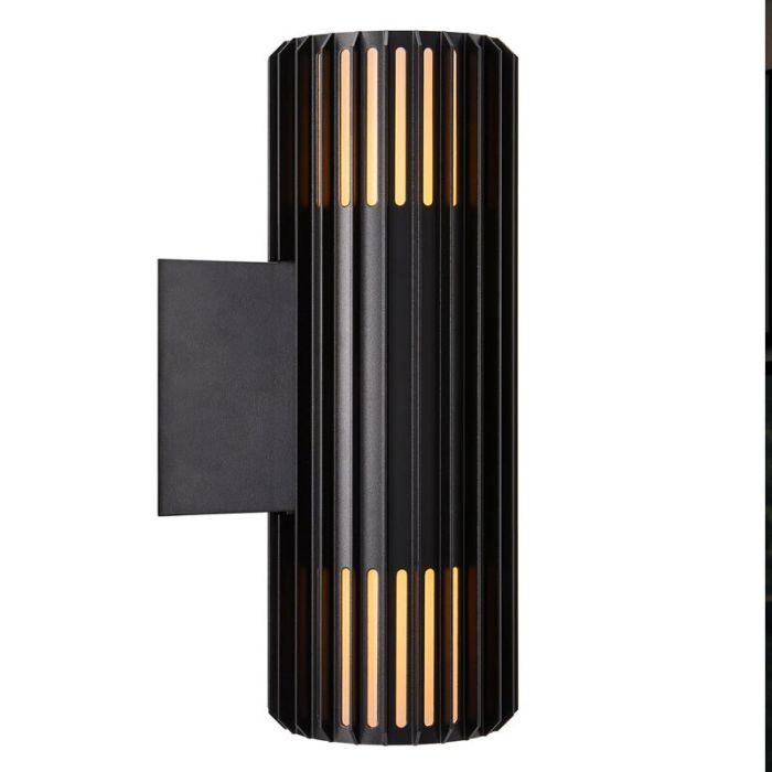 Luminaire extérieur design noir, Aludra, IP54