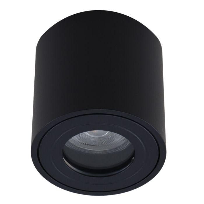 Spot en saillie noir moderne, Alion, IP44