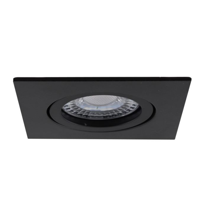 Spot encastré noir en aluminium, Onno