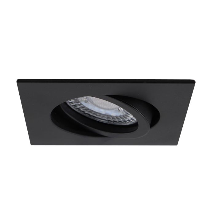 Spot encastré noir en aluminium, Onno