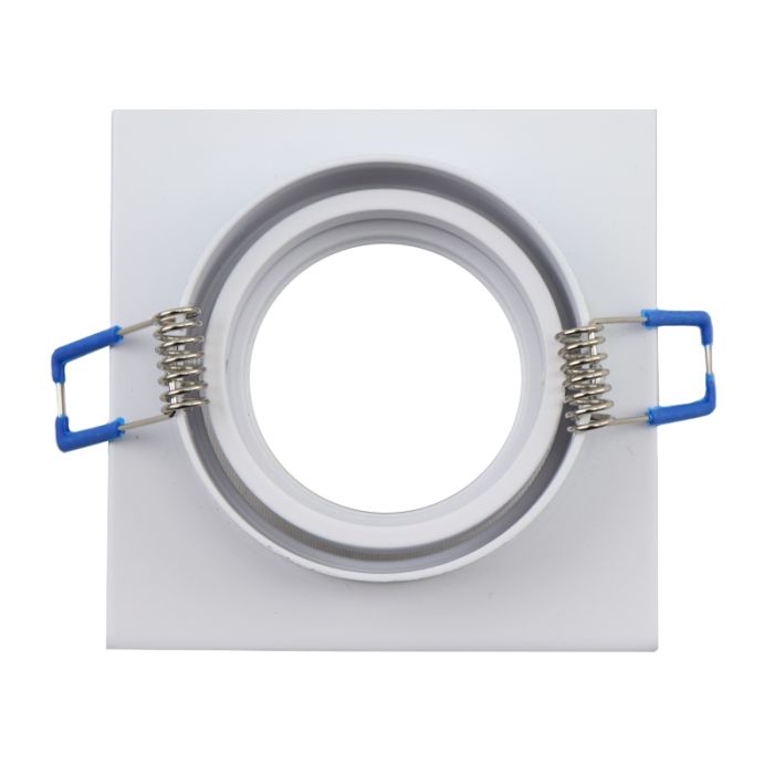 Spot encastré blanc en aluminium, Onno
