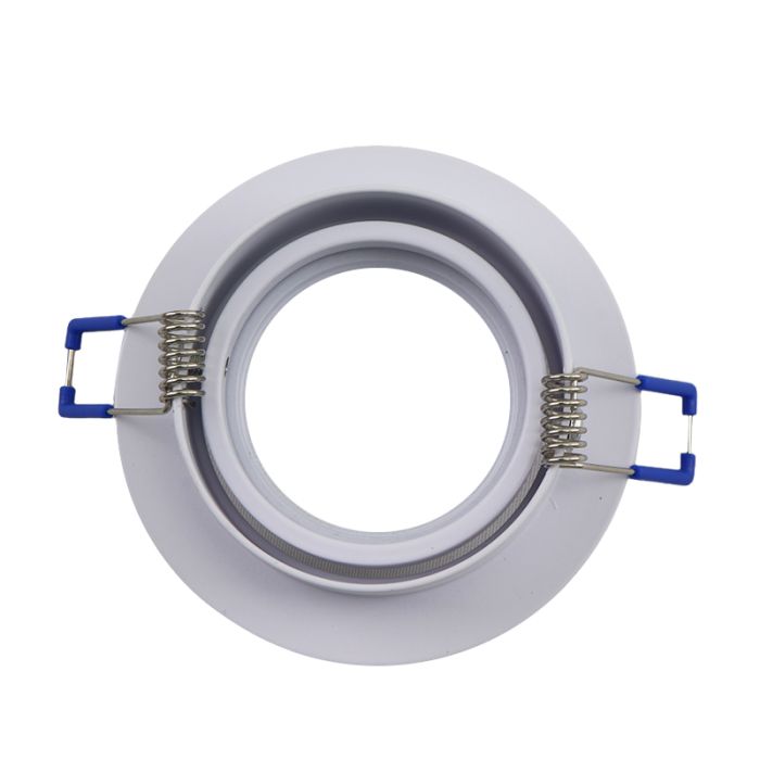 Spot encastré blanc en aluminium, Onno