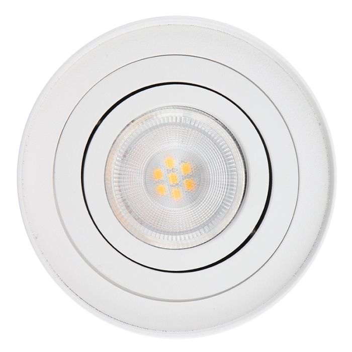 Spot en saillie blanc moderne, Onno