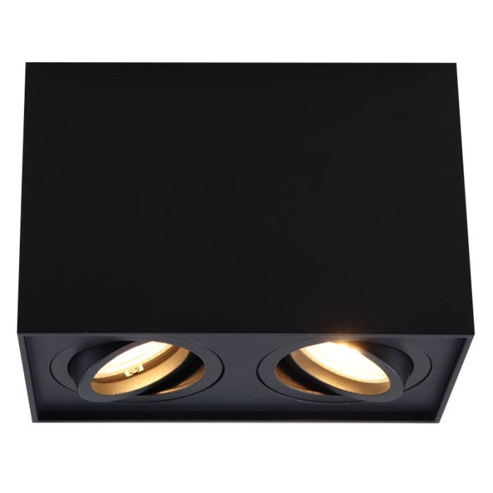 Spot en saillie noir moderne, Dane