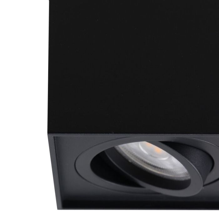 Spot en saillie noir moderne, Dane