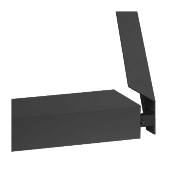 Cadre clic en saillie noir 60x60