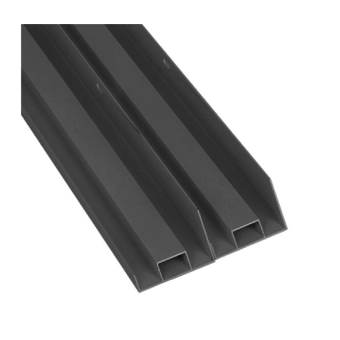 Cadre clic en saillie noir 60x60