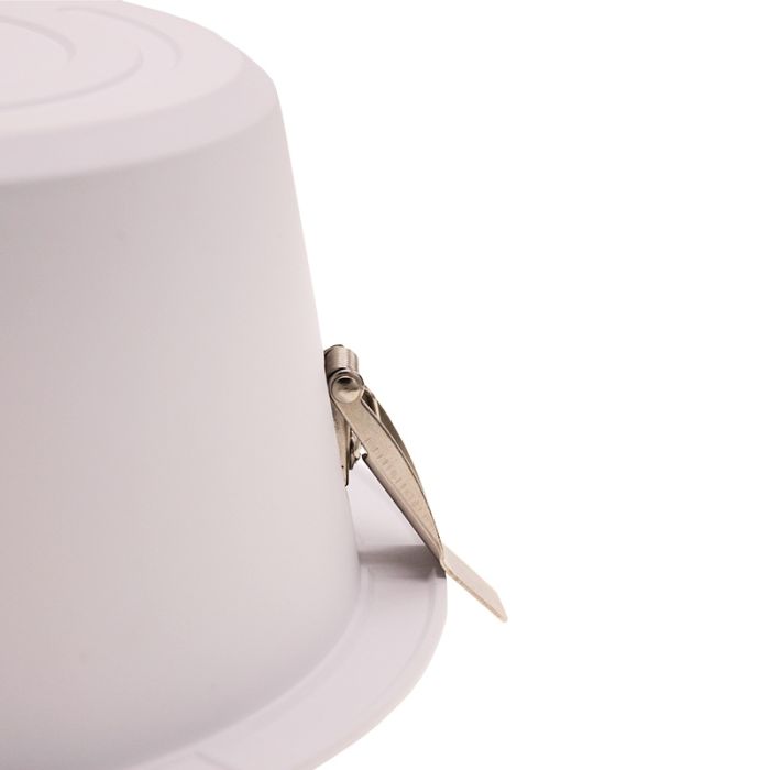 Downlight blanc en aluminium, Maud, 20W, white switch LED, IP22