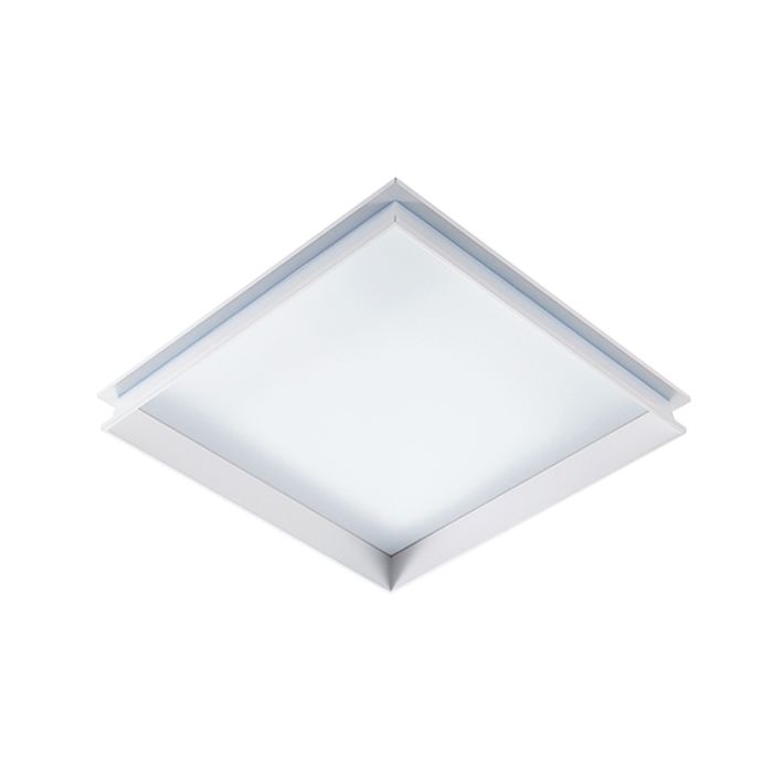 Cadre de montage pour panneau LED 60x60 cm pour un effet puits de lumière