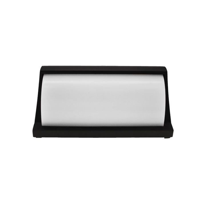 Luminaire extérieur noir en aluminium, Rajko, 12W, 3000K LED, IP54