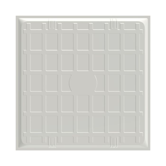 Panneau LED 60x60 - 40W - 3000K - UGR<22 - rétroéclairée - bord étroit