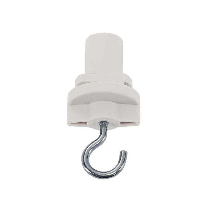 Adaptateur triphasé avec crochet, blanc, Pro