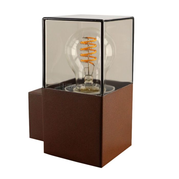 Luminaire extérieur couleur rouille moderne, Sanel, IP44