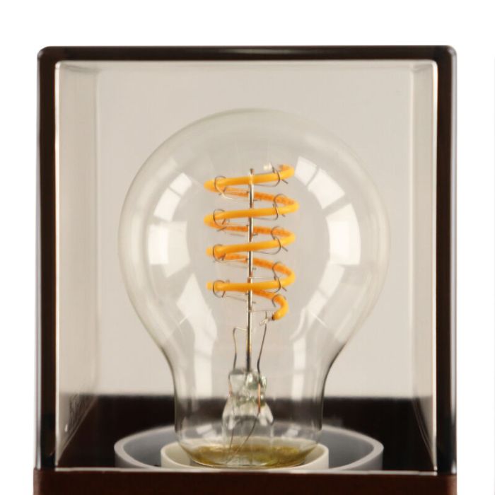 Luminaire extérieur couleur rouille moderne, Sanel, IP44