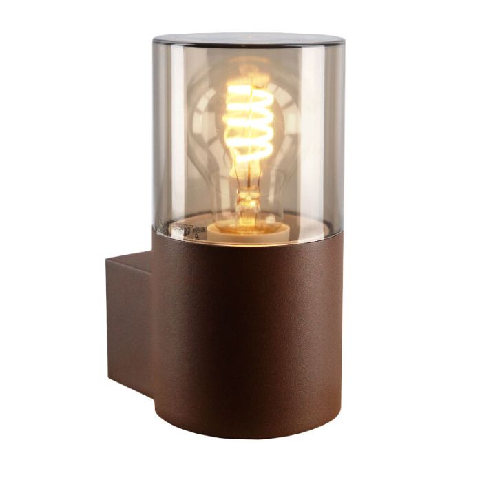 Luminaire extérieur couleur rouille moderne, Sanel, IP44