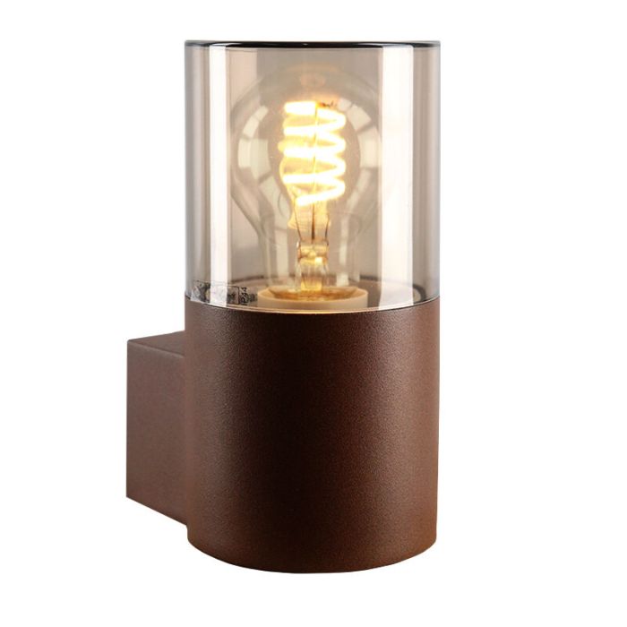Luminaire extérieur couleur rouille moderne, Sanel, IP44