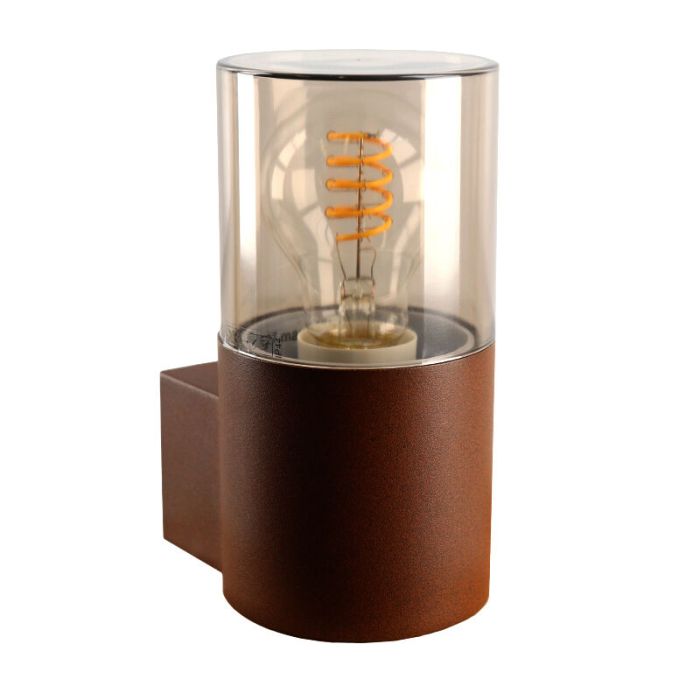Luminaire extérieur couleur rouille moderne, Sanel, IP44