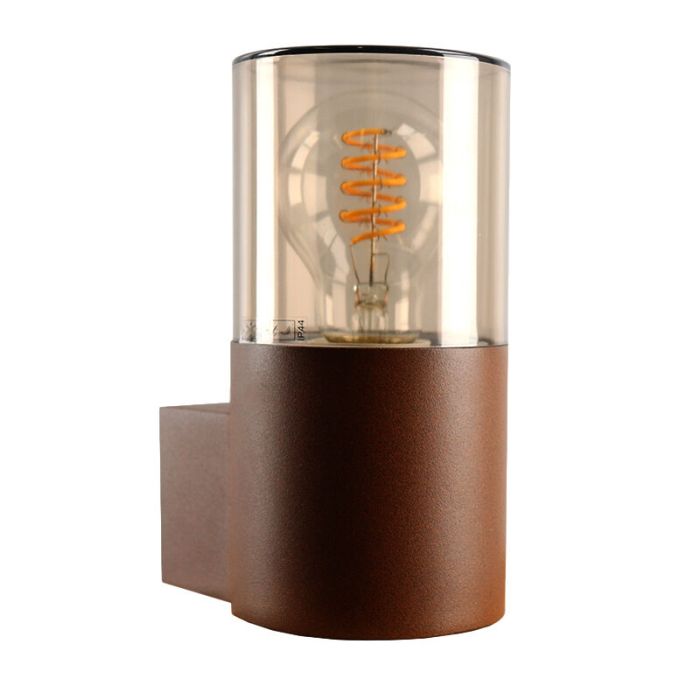 Luminaire extérieur couleur rouille moderne, Sanel, IP44
