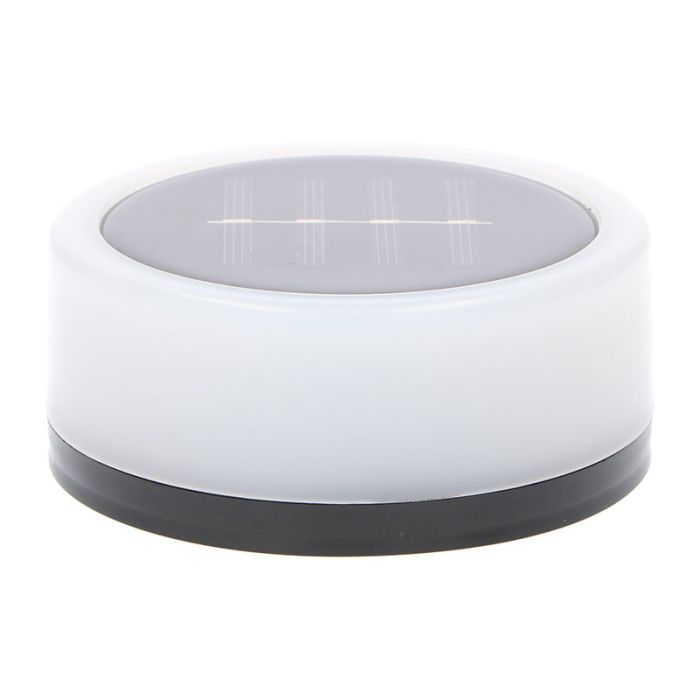 Spot à piquer extérieur blanc en plastique, Nermin, 1W, 2700K LED, IP44