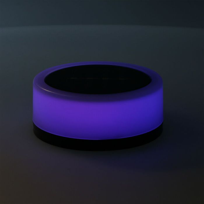 Spot à piquer extérieur blanc en plastique, Nermin, 1W, 2700K LED, IP44