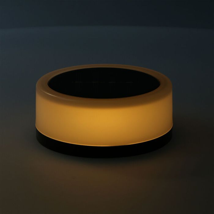 Spot à piquer extérieur blanc en plastique, Nermin, 1W, 2700K LED, IP44