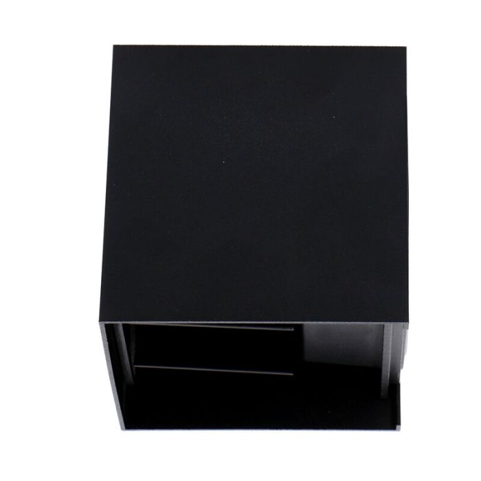 Applique up and down noire en aluminium, Dion, 7W, dim to warm LED, IP65