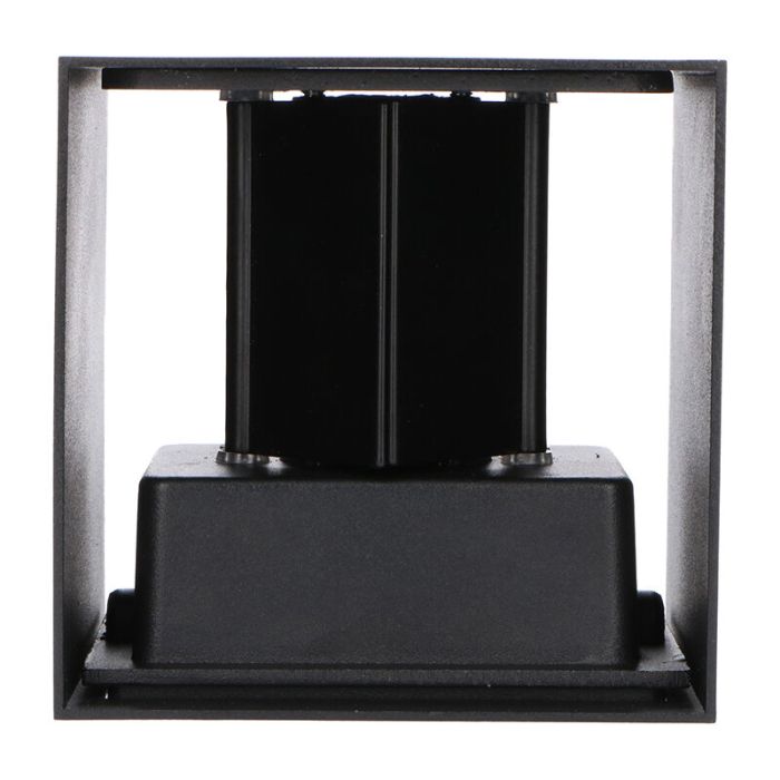 Applique up and down noire en aluminium, Dion, 7W, dim to warm LED, IP65