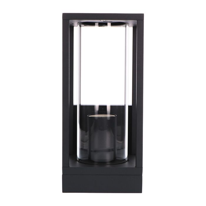 Luminaire extérieur noire en aluminium, Nadja, IP44