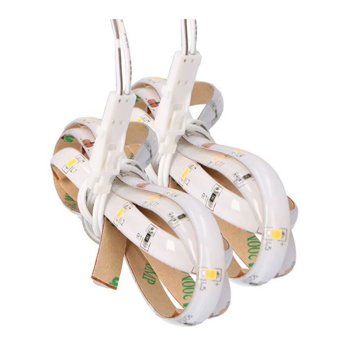 Kit d'extension bandes LED d'escalier dimmables, 2 bandes LED 4000K