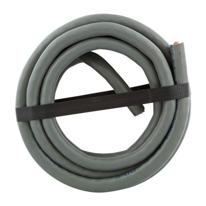 5 mètres Câble de masse XMVK-AS 2 x 2,5 mm, gris