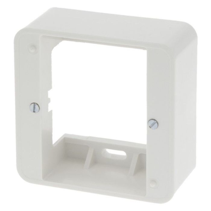 Cadre en saillie Peha Standard encastré, 1 gang blanc polaire