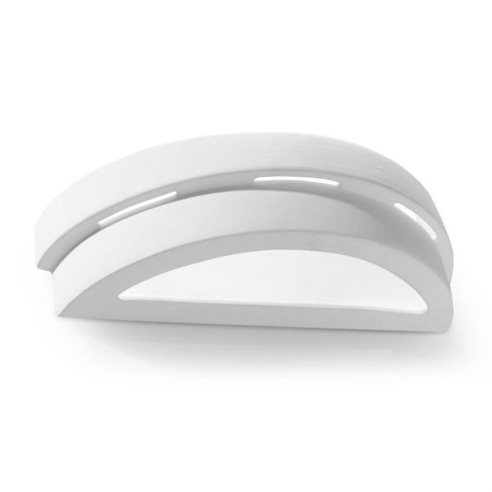 Applique up and down en verre blanche, Lidwina