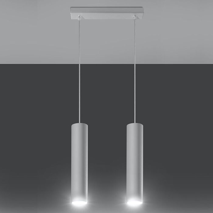 Suspension en aluminium blanche, Harley