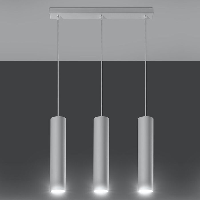 Suspension en aluminium blanche, Harley