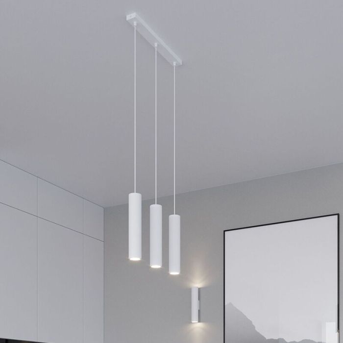 Suspension en aluminium blanche, Harley