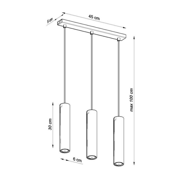 Suspension en aluminium blanche, Harley