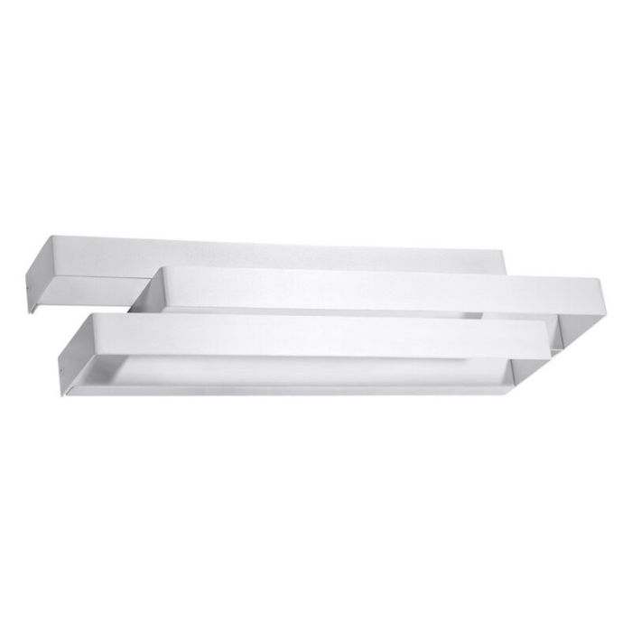 Applique up and down en aluminium blanche, Keshia