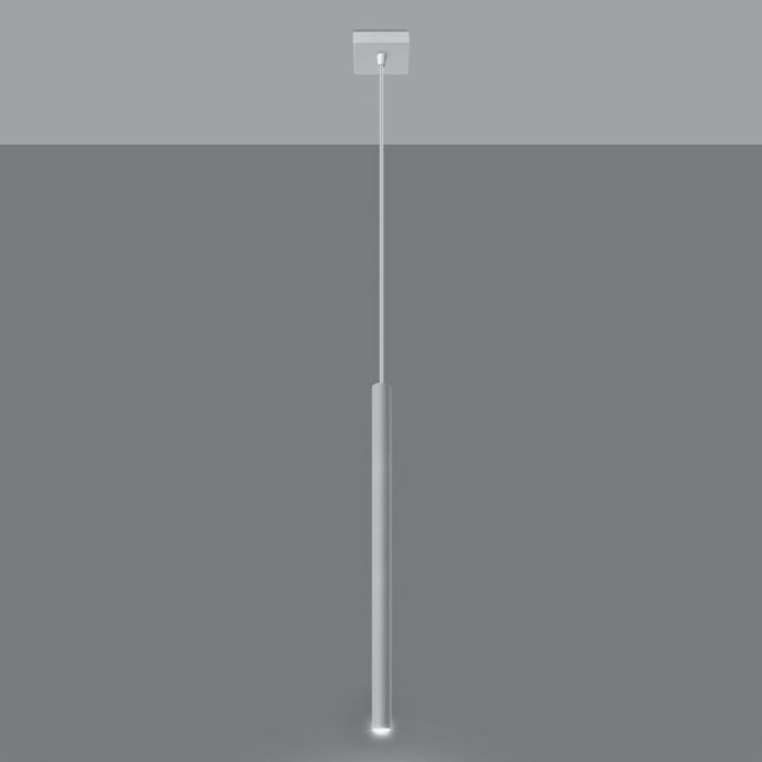 Suspension en aluminium blanche, Hillary