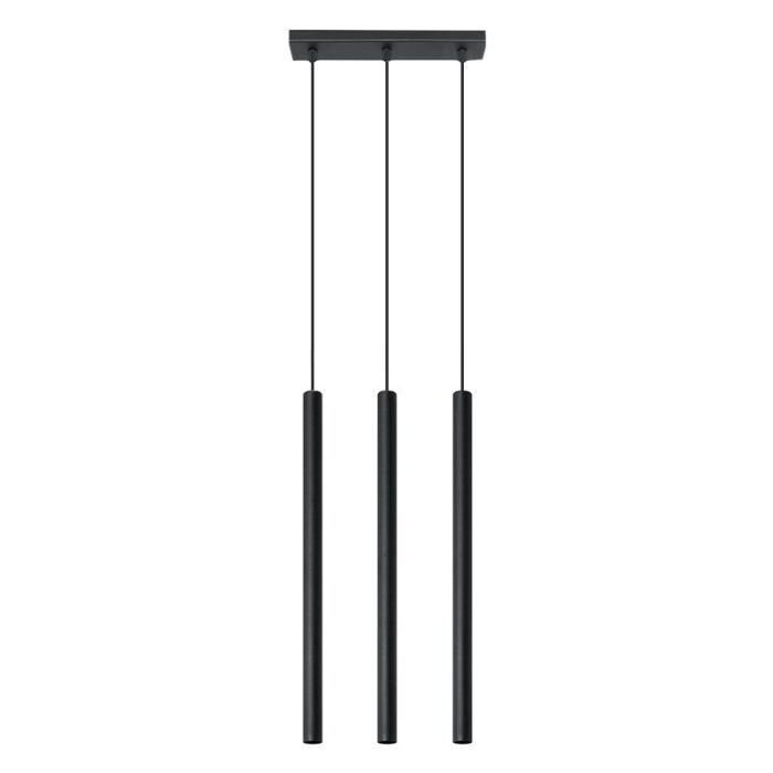 Suspension en aluminium noire, Hillary