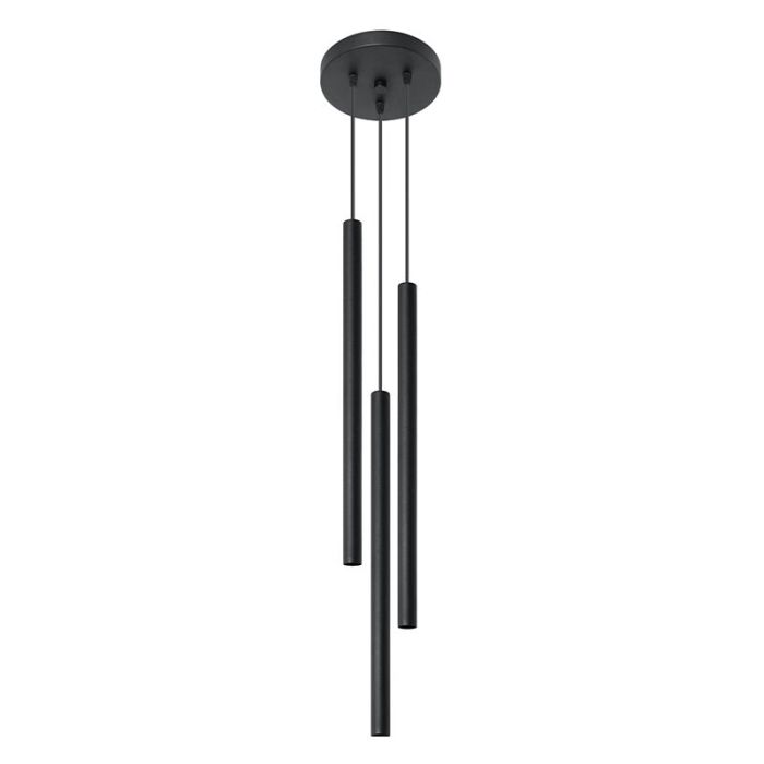 Suspension en aluminium noire, Hillary