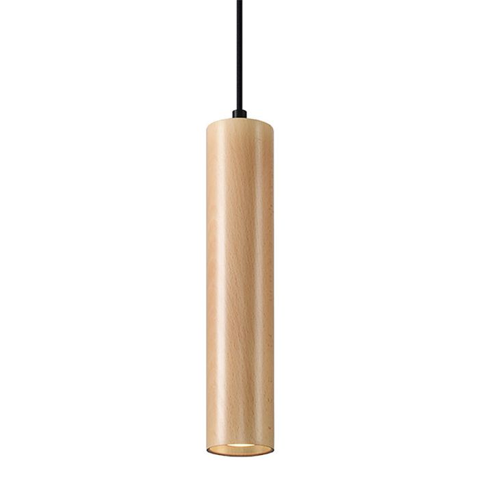 Suspension en bois marronne, Francina