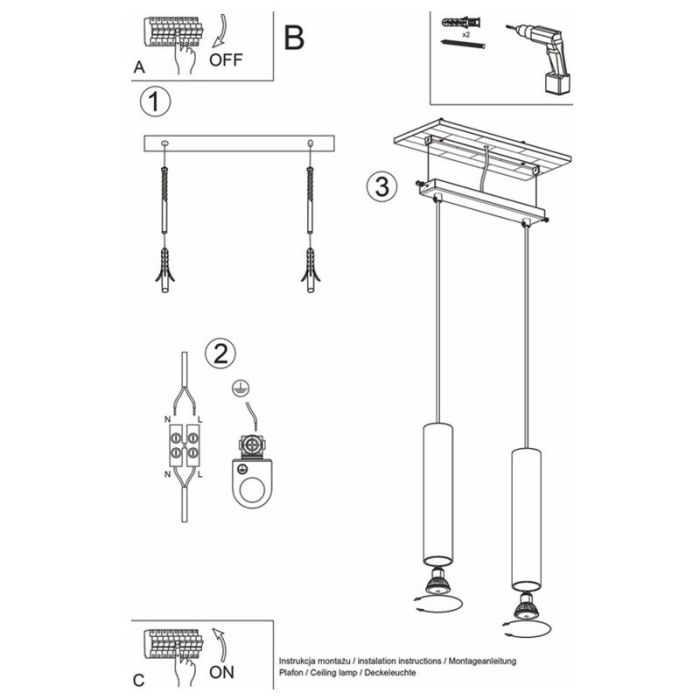 Suspension en bois marronne, Francina