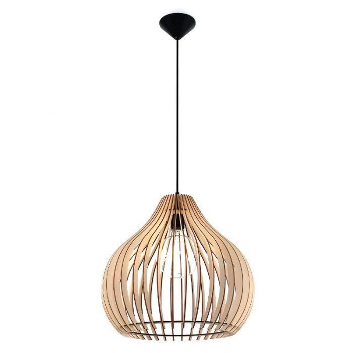 Suspension en bois marronne, Gudo