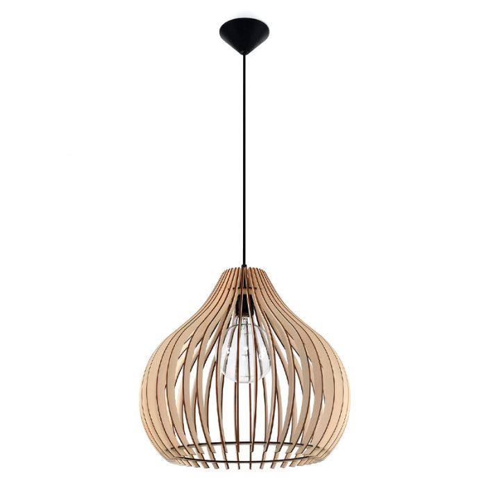 Suspension en bois marronne, Gudo