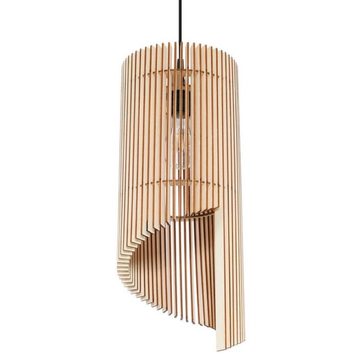 Suspension en bois marronne, Guiseppe
