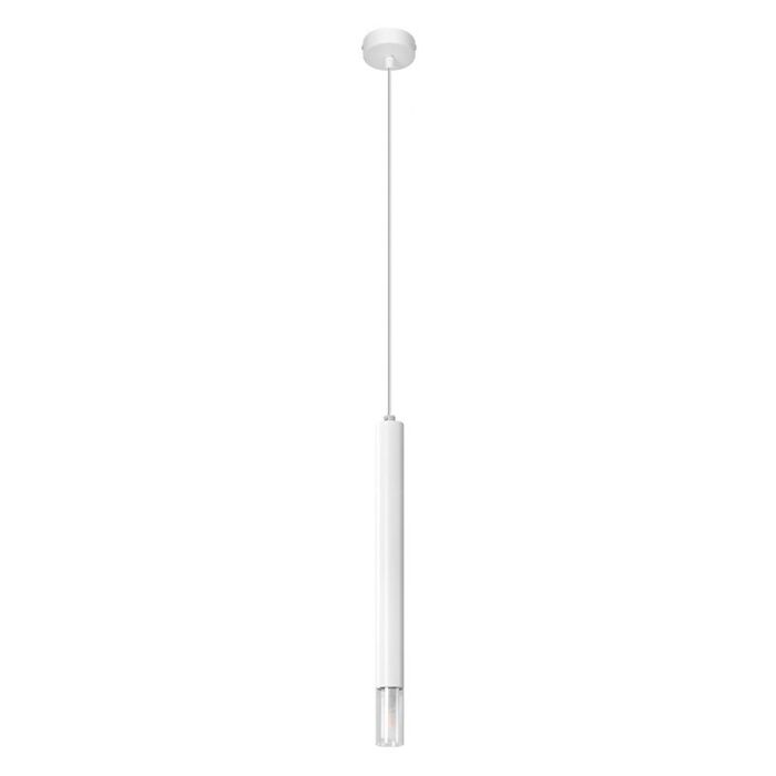 Suspension en verre blanche, Ishani
