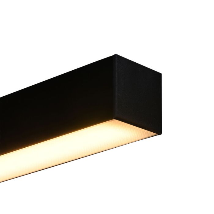 Applique murale en aluminium noire, Mascha, 31W, 3000K LED